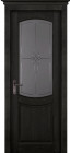 Фото Дверь Бристоль ГРИС (700мм, ПОС, мателюкс графит фрезерованное, 2000мм, 40мм, натуральный массив ольхи, грис, )