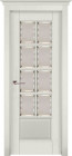 Фото Дверь Лондон ГРЕЙ (600мм, ПОС, мателюкс осветленный с фацетом, 2000мм, 40мм, натуральный массив дуба, грей, )
