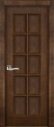 Фото Дверь Лондон-2 АНТИЧНЫЙ ОРЕХ (600мм, ПГ, 2000мм, 40мм, натуральный массив дуба, античный орех)