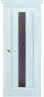 Фото Дверь Версаль нью структур. СКАЙ (800мм, ПОС, мателюкс графит фрезерованное, 2000мм, 40мм, натуральный массив сосны структурир., скай, )