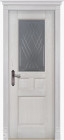 Фото Дверь Тоскана ВАЙТ (600мм, ПОЧ, мателюкс графит фрезерованное, 2000мм, 40мм, натуральный массив дуба, вайт, )