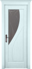 Фото Дверь Даяна структур. СКАЙ (600мм, ПОС, мателюкс графит фрезерованное, 2000мм, 40мм, натуральный массив сосны структурир., скай, )