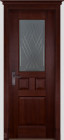 Фото Дверь Тоскана структ. МАХАГОН (600мм, ПОЧ, 2000мм, 40мм, массив дуба DSW структурир., махагон)