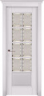 Фото Дверь Лондон ВАЙТ (600мм, ПОС, 2000мм, 40мм, натуральный массив дуба, вайт)