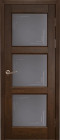 Фото Дверь Турин ольха АНТИЧНЫЙ ОРЕХ (700мм, ПОС, 2000мм, 40мм, натуральный массив ольхи, античный орех)