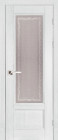 Фото Дверь Аристократ № 4 структ. ВАЙТ (600мм, ПОС, 2000мм, 40мм, массив дуба DSW структурир., вайт)