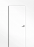 Фото Дверь Invisible Стандарт (40мм, универсального открывания) (700мм, ПГ, замок, врезка под скр. петли Kubica, 2000мм, 40мм, краска, белый, )