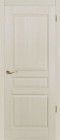 Фото Дверь Валенсия КРЕМ (600мм, ПГ, 2000мм, 40мм, натуральный массив ольхи, крем)