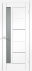Фото Дверь PREMIER 3 зеффиро эмалит текстур.  (700мм, ПОС, мателюкс графит, 2000мм, 40мм, экошпон, зеффиро эмалит)