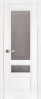 Фото Дверь Аристократ № 3 БЕЛАЯ ЭМАЛЬ (600мм, ПОС, 2000мм, 40мм, натуральный массив дуба, белая эмаль)