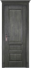 Фото Дверь Аристократ № 1 ЭЙВОРИ БЛЕК (600мм, ПГ, 2000мм, 40мм, натуральный массив дуба, эйвори блек)