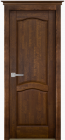 Фото Дверь Лео АНТИЧНЫЙ ОРЕХ (900мм, ПГ, 2000мм, 40мм, натуральный массив ольхи, античный орех)