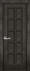 Фото Дверь Лондон-2 структ. ЭЙВОРИ БЛЕК (600мм, ПГ, 2000мм, 40мм, массив дуба DSW структурир., эйвори блек)