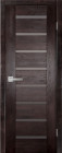 Фото Дверь Хай-Тек № 3 ВЕНГЕ (900мм, ПОЧ, 2000мм, 40мм, натуральный массив дуба, венге)
