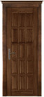 Фото Дверь Британия АНТИЧНЫЙ ОРЕХ (800мм, ПГ, 2000мм, 40мм, натуральный массив дуба, античный орех)