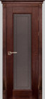 Фото Дверь Классика № 3 МАХАГОН (800мм, ПОС, 2000мм, 40мм, натуральный массив, махагон)