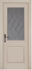 Фото Дверь Элегия КРЕМ (700мм, ПОС, 2000мм, 40мм, натуральный массив ольхи, крем)