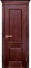 Фото Дверь Классика № 1 МАХАГОН (900мм, ПГ, 2000мм, 40мм, натуральный массив дуба, махагон)