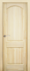 Фото Дверь Осло структур. ЖАСМИН (600мм, ПГ, 2000мм, 40мм, натуральный массив сосны структурир., жасмин)