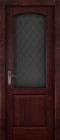 Фото Дверь Фоборг МАХАГОН (800мм, ПОС, 2000мм, 40мм, натуральный массив ольхи, махагон)