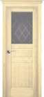 Фото Дверь Доротея структур. ЖАСМИН (900мм, ПОС, 2000мм, 40мм, натуральный массив сосны структурир., жасмин)