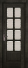 Фото Дверь Лондон ольха ЭЙВОРИ БЛЕК (600мм, ПОС, 2000мм, 40мм, натуральный массив ольхи, эйвори блек)