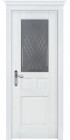 Фото Дверь Тоскана БЕЛАЯ ЭМАЛЬ (900мм, ПОЧ, 2000мм, 40мм, натуральный массив дуба, белая эмаль)
