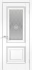 Фото Дверь ALTO 7 ясень белый структурный (900мм, ПОС, кристалл серебро, 2000мм, 40мм, Soft-touch, ясень белый структурный)