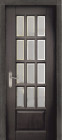 Фото Дверь Лондон ЭЙВОРИ БЛЕК (800мм, ПОС, 2000мм, 40мм, натуральный массив дуба, эйвори блек)