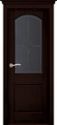 Фото Дверь Осло-2 структур. ВЕНГЕ (900мм, ПОС, мателюкс графит фрезерованное, 2000мм, 40мм, натуральный массив сосны структурир., венге, )