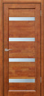 Фото Дверь Квадро ОРЕХ ЗОЛОТИСТЫЙ (900мм, ПОЧ, 2000мм, 40мм, натуральный массив, орех золотистый)
