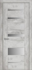 Фото Дверь Mistral 7S, лофт светлый (600мм, ПГ, 2000мм, 38мм, полипропилен, лофт светлый)