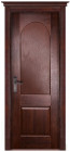 Фото Дверь Чезана структ. МАХАГОН (900мм, ПГ, 2000мм, 40мм, массив дуба DSW структурир., махагон)