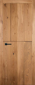 Дверь Legno X, НАТУРАЛЬНЫЙ (800мм, ПГ, 2000мм, 45мм, рустикальный массив дуба DSW, натуральный, )