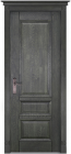 Фото Дверь Аристократ № 1 ольха ЭЙВОРИ БЛЕК (800мм, ПГ, 2000мм, 40мм, натуральный массив ольхи, эйвори блек)