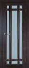 Фото Дверь Альпина ВЕНГЕ (700мм, ПОЧ, 2000мм, 40мм, натуральный массив ольхи, венге)