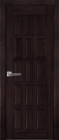 Фото Дверь Лондон-2 ольха ВЕНГЕ (900мм, ПГ, 2000мм, 40мм, натуральный массив ольхи, венге)