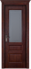 Фото Дверь Аристократ № 2 ольха МАХАГОН (700мм, ПОС, 2000мм, 40мм, натуральный массив ольхи, махагон)