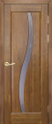 Фото Дверь Соло АНТИЧНЫЙ ОРЕХ (900мм, ПОС, 2000мм, 40мм, натуральный массив ольхи, античный орех)