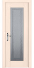 Фото Дверь Хай-Тек № 2 КРЕМ (600мм, ПОС, 2000мм, 40мм, натуральный массив дуба, крем)