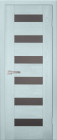 Фото Дверь Хай-Тек № 1 СКАЙ (600мм, ПОЧ, 2000мм, 40мм, натуральный массив дуба, скай)