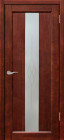 Фото Дверь Соната ОРЕХ ТЕМНЫЙ (700мм, ПОС, 2000мм, 40мм, натуральный массив, орех темный)