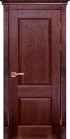 Фото Дверь Классика № 4 структ. МАХАГОН (900мм, ПГ, 2000мм, 40мм, массив дуба DSW структурир., махагон)