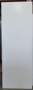 Дверь Invisible (петли Morelli) №854 (800мм, ПГ, 2300мм, 40мм, грунт, белый, )