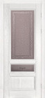 Фото Дверь Аристократ № 3 ВАЙТ (800мм, ПОС, 2000мм, 40мм, натуральный массив дуба, вайт)