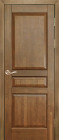 Фото Дверь Валенсия ОРЕХ АНТИЧНЫЙ (600мм, ПГ, 2000мм, 40мм, натуральный массив ольхи, античный орех)