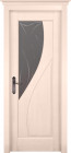 Фото Дверь Даяна структур. КРЕМ (700мм, ПОС, 2000мм, 40мм, натуральный массив сосны структурир., крем)