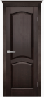 Фото Дверь Лео ВЕНГЕ (800мм, ПГ, 2000мм, 40мм, натуральный массив ольхи, венге)
