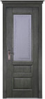 Фото Дверь Аристократ № 2 ЭЙВОРИ БЛЕК (600мм, ПОС, 2000мм, 40мм, натуральный массив дуба, эйвори блек)