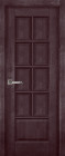 Фото Дверь Лондон МАХАГОН (600мм, ПГ, 2000мм, 40мм, натуральный массив дуба, махагон)